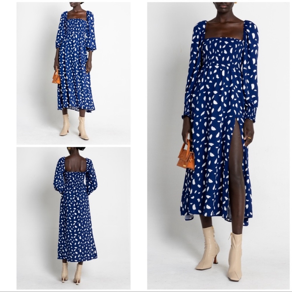 O.P.T. Classic smocked maxi dress